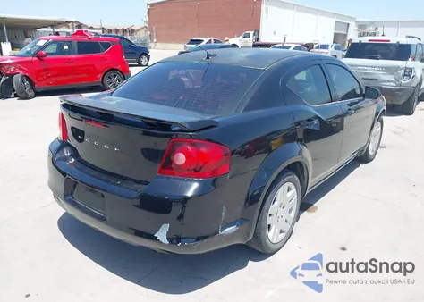 2012 Dodge Avenger Se from USA, damaged, VIN 1C3CDZAB6CN243684